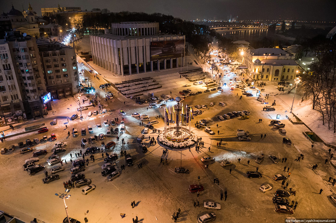 Российский блоггер: Люди вышли против Януковича (фоторепортаж)