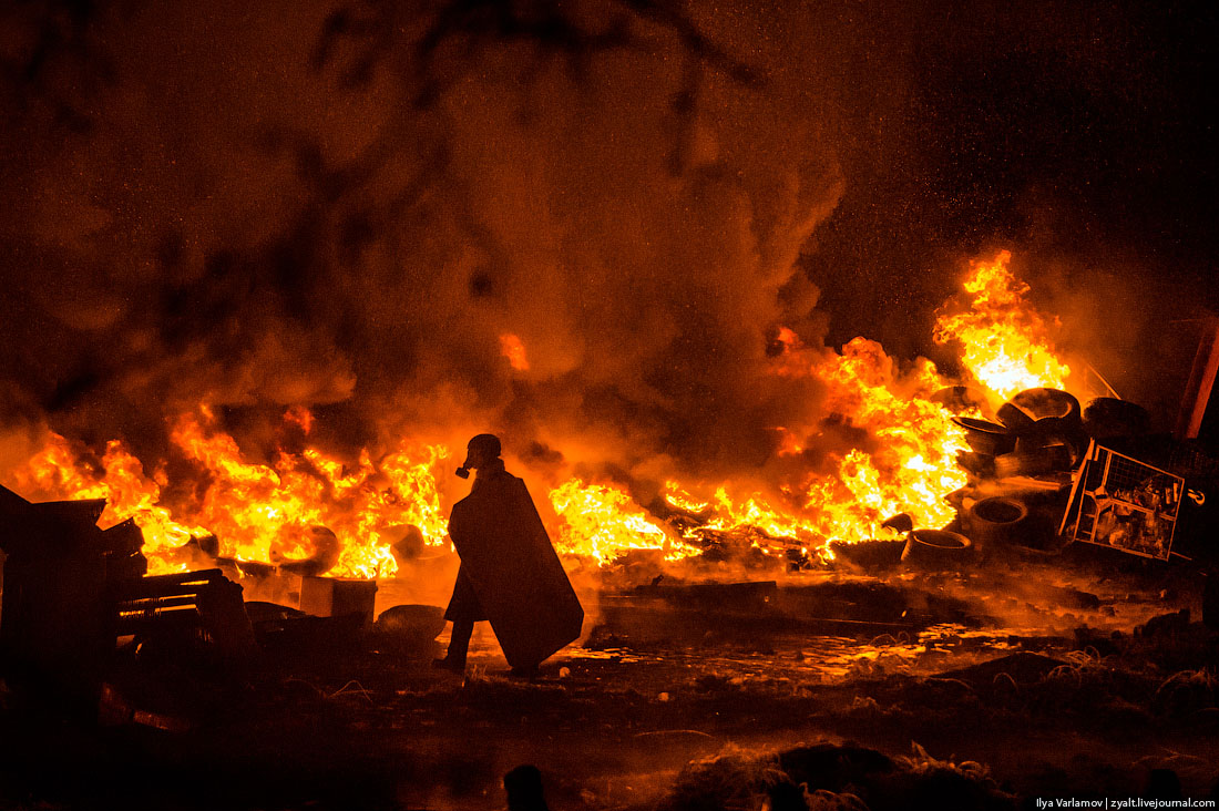 Уличные бои в Киеве 