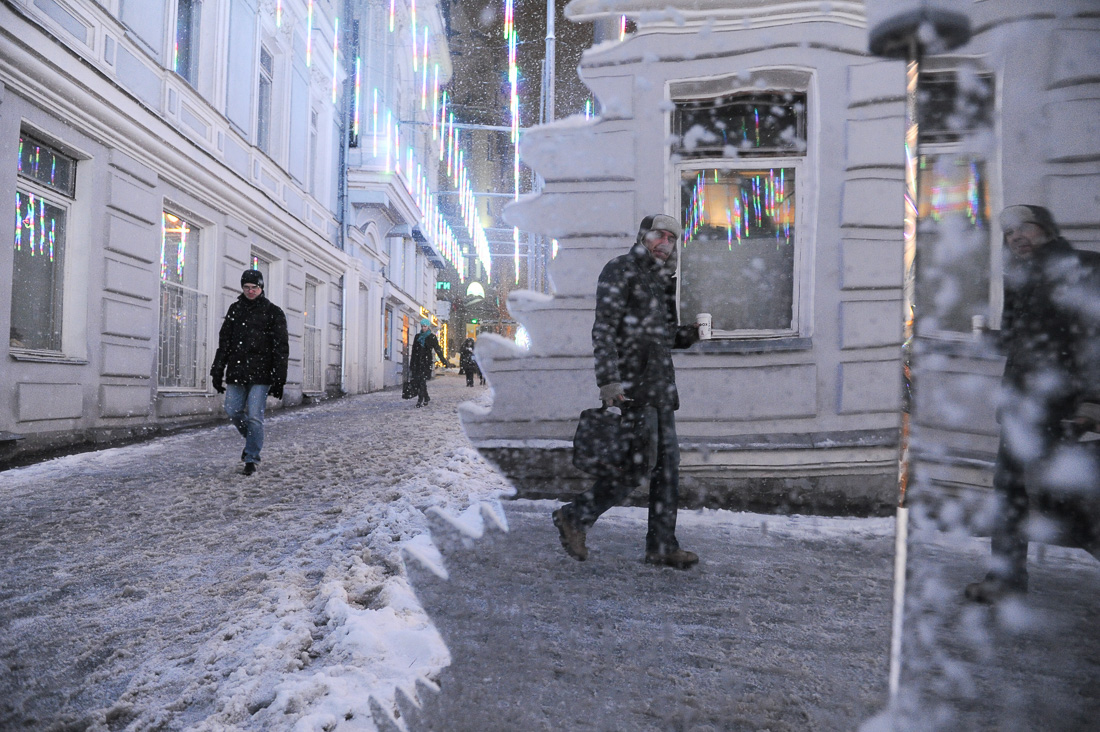 Прогулка по новогодней Москве 