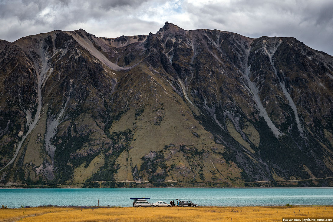 Озера Пукаки и Текало, Новая Зеландия 