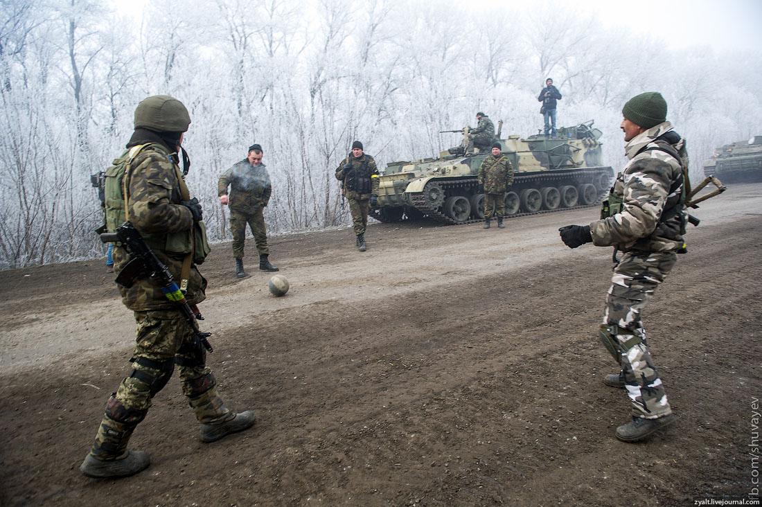 Перемирие в Дебальцево 