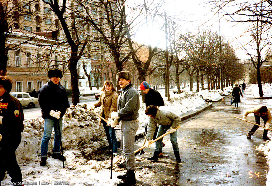 Прогулка по Москве 1988 года 