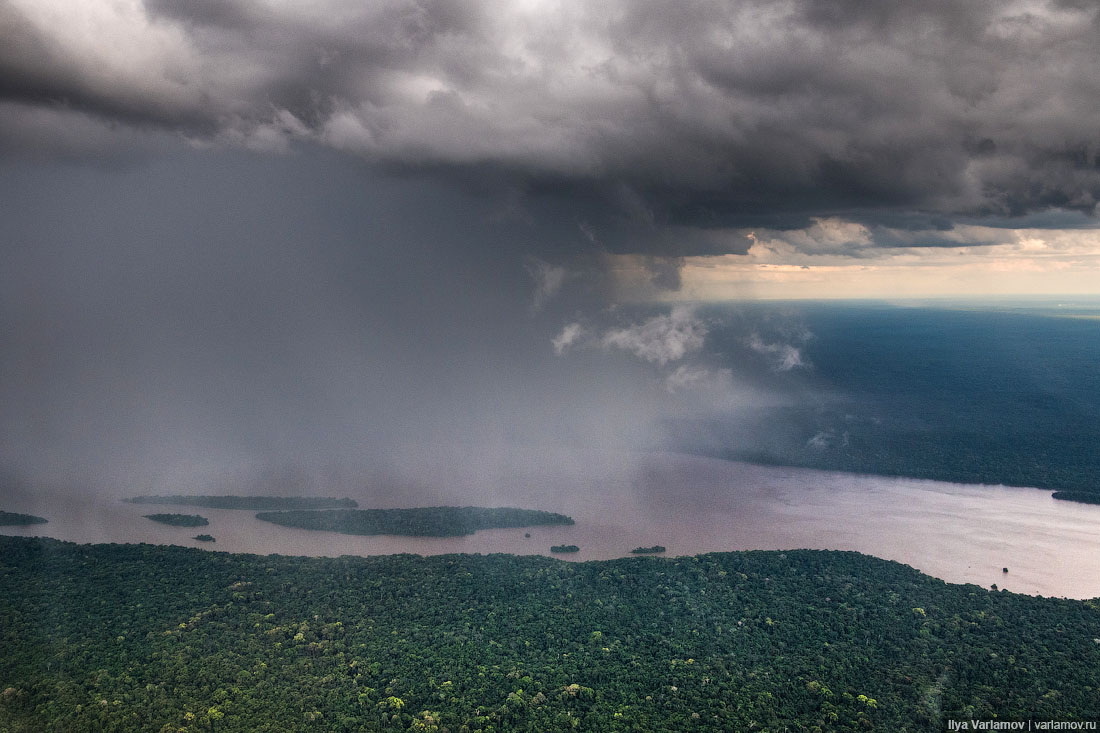 Перелет в Гайану! Дождь над джунглями! 
