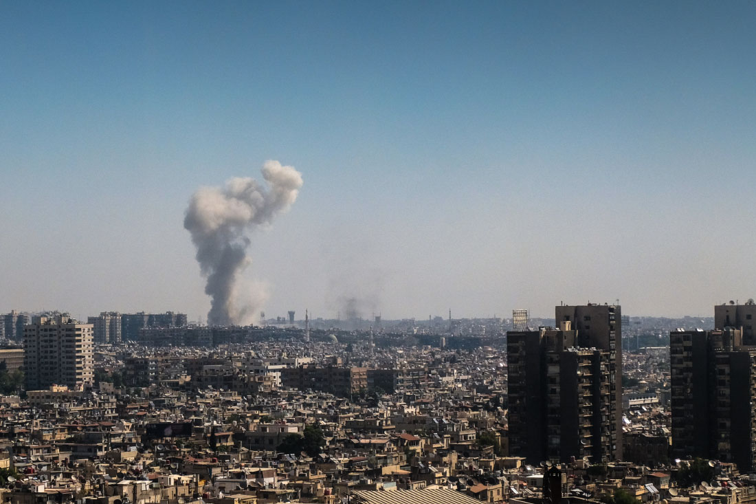 Война в Сирии: прогулка по Дамаску