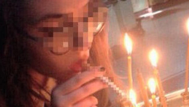 Девушка прикурила от свечи в храме, ее осудили за оскорбление чувств верующих