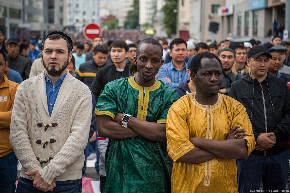 Московские мусульмане отметили окончание Рамадана! 