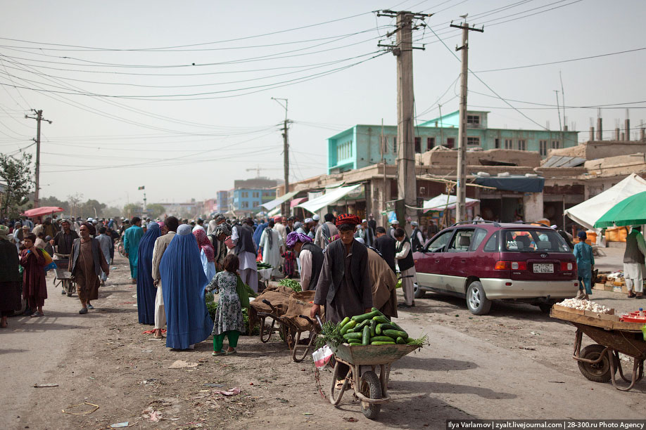 Рынок в Мазари-Шарифе, Афганистан