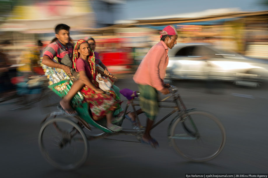 Велорикши в Дакке