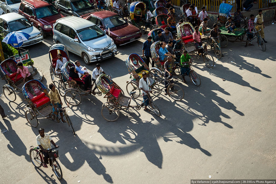 Велорикши в Дакке