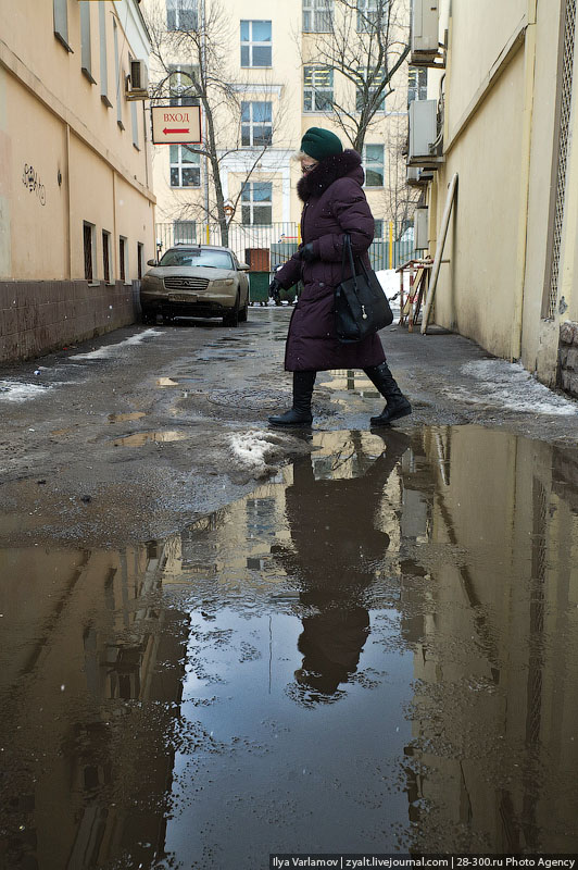 Москва - грязный город