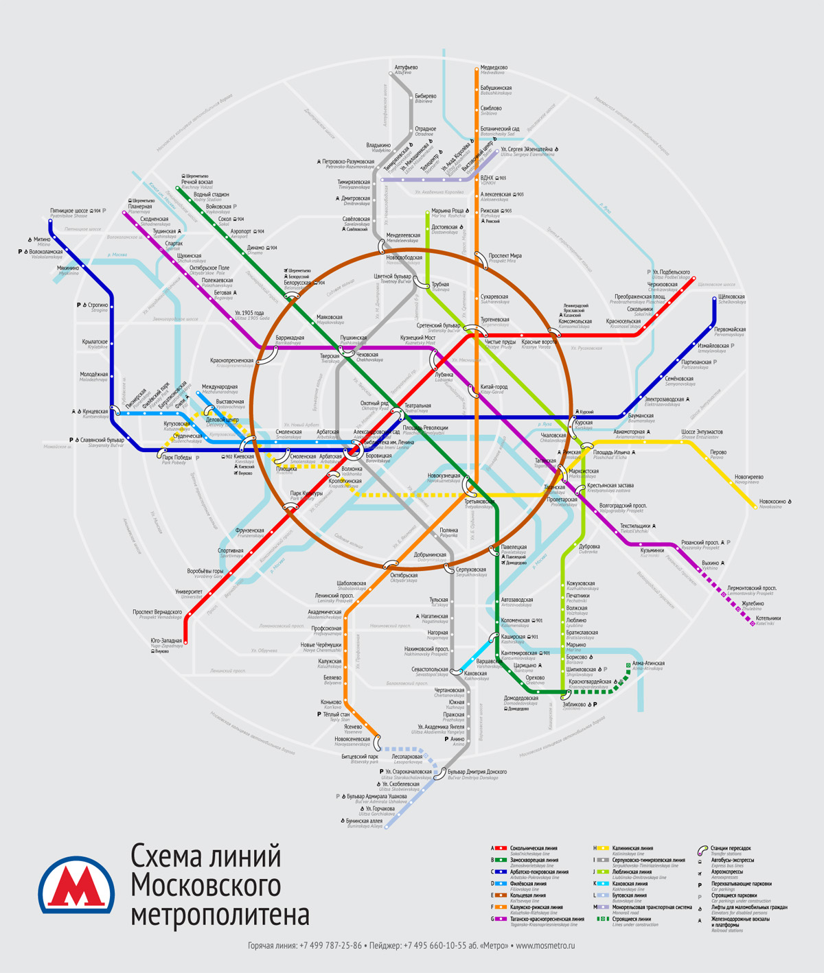 Конкурс на новую схему московского метро. Все работы