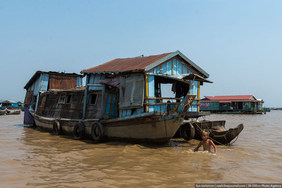 Плавучие деревни озера Тонлесап, Камбоджа