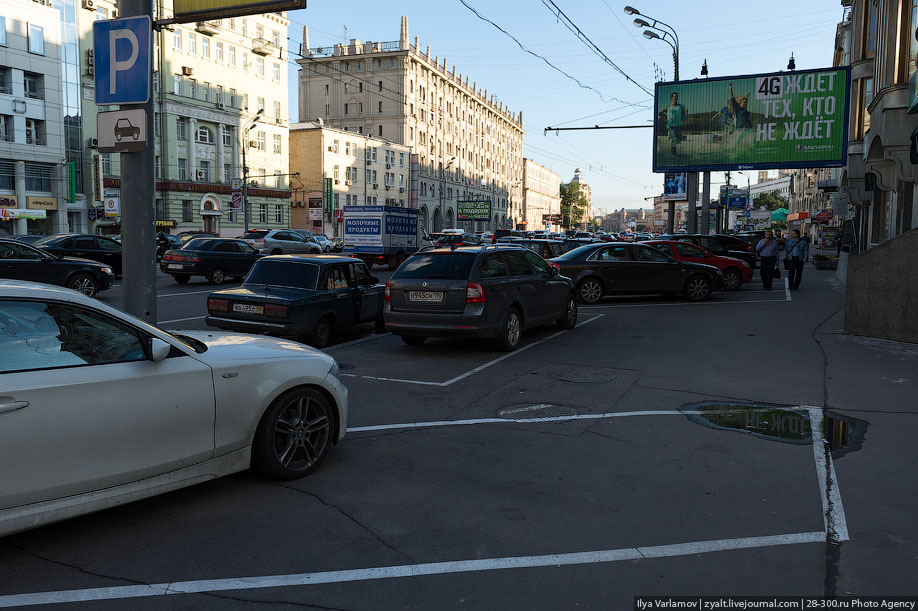  Прогулка по Москве: парковки 