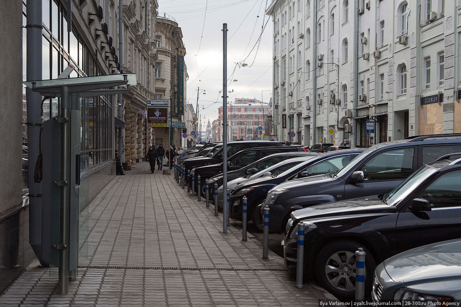 Платная парковка в Москве