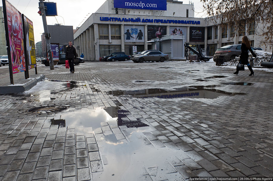 Как московская плитка пережила зиму