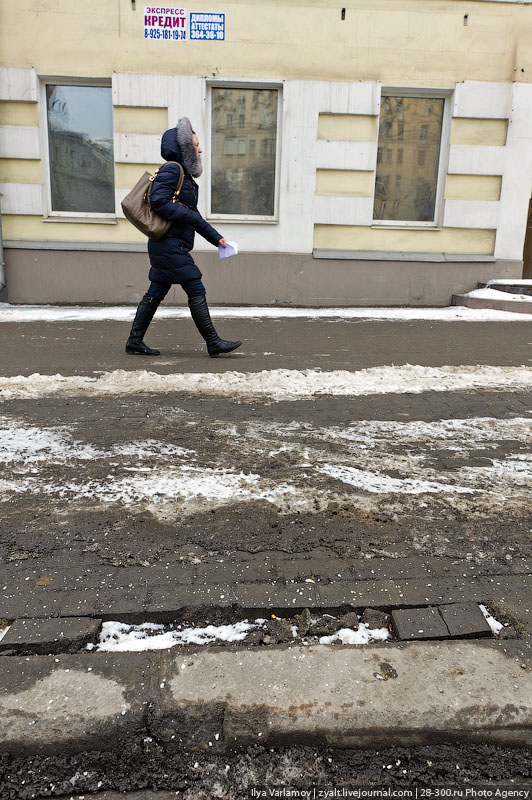 Как московская плитка пережила зиму