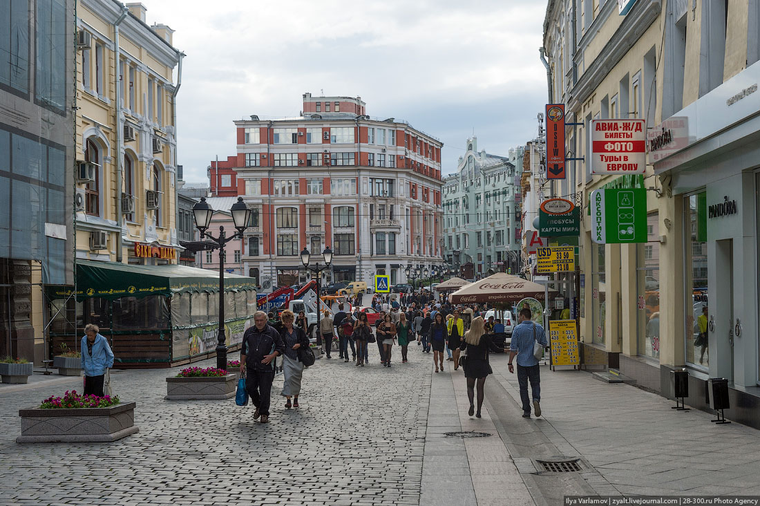Прогулка по Москве: пешеходные зоны