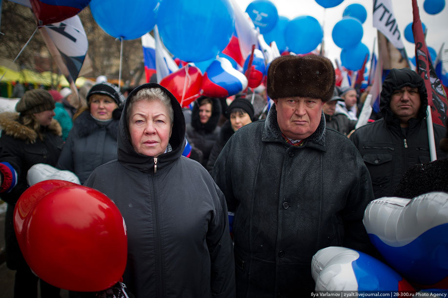 Митинг в поддержку Путина