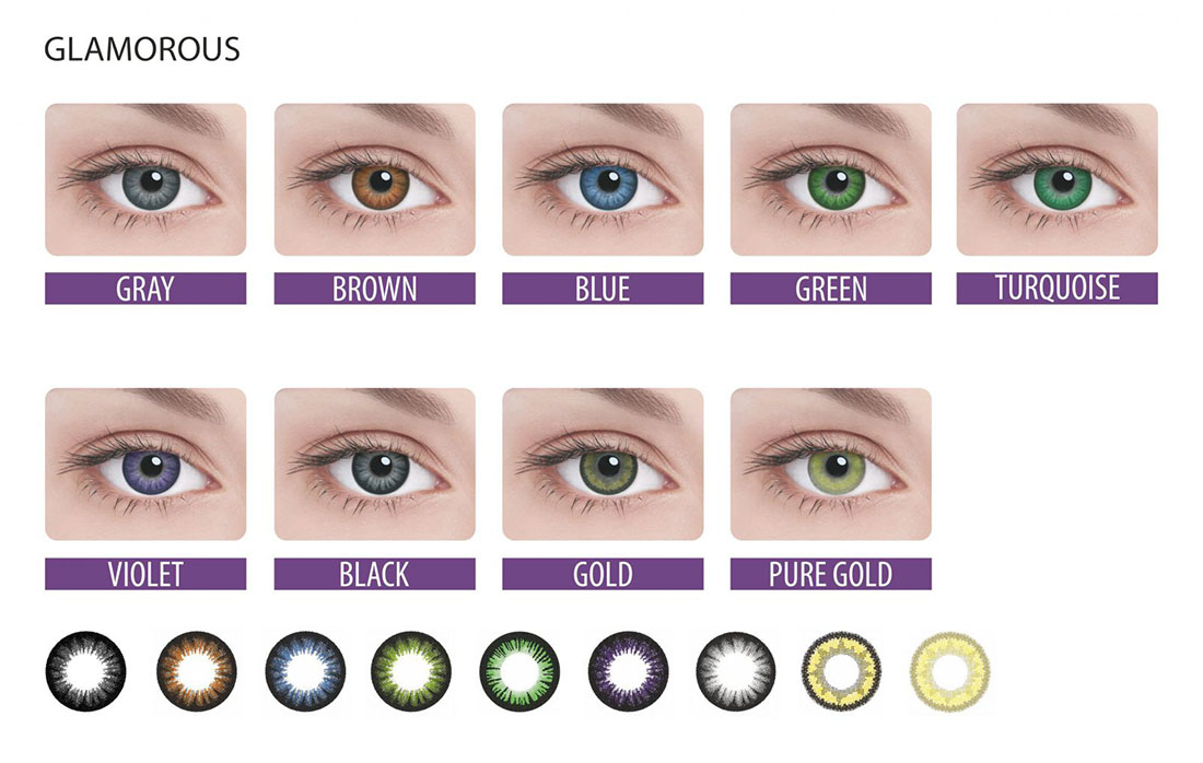 Цветные линзы для карих глаз: как сделать темные глаза ярко-голубыми! 