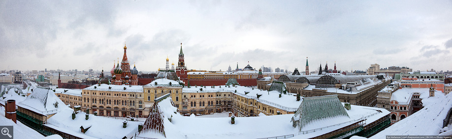 Как в Москве снег выпал. 