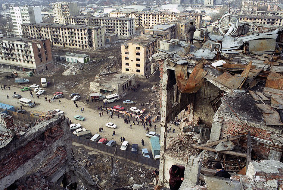 Фото грозного во время войны 1995