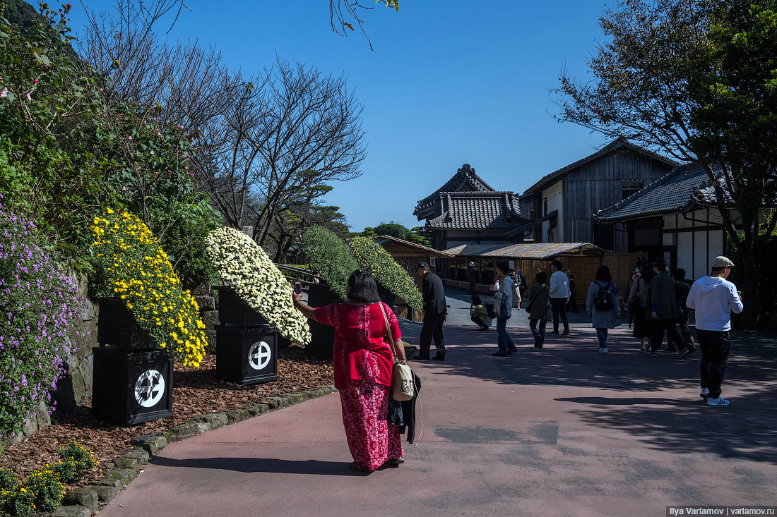 Кагосима, Япония: Николай II, хризантемы и храм в честь кошек 