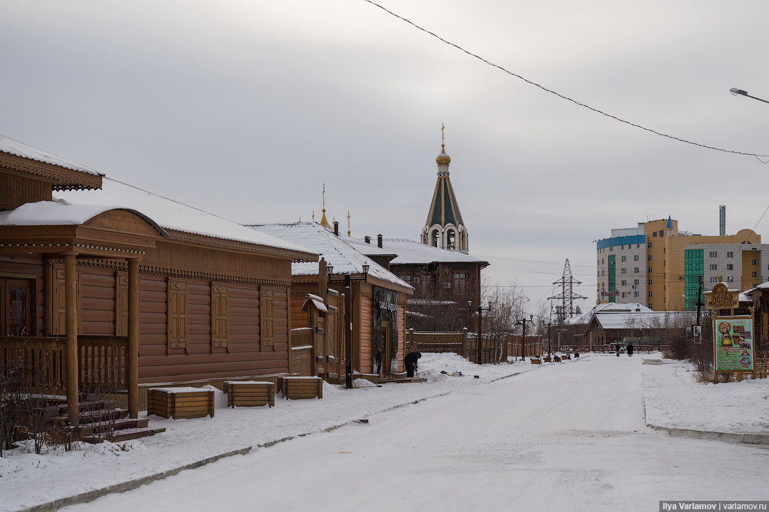 Старый город якутск фото