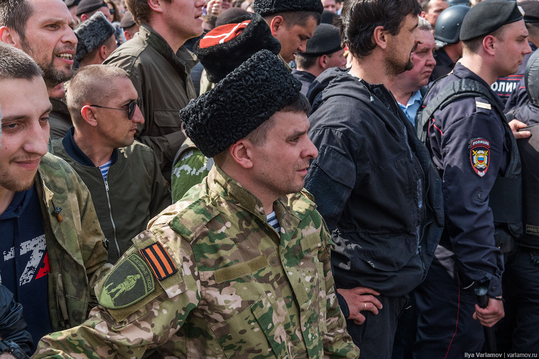 Казаки объяснили свое появление на акции Навального в Москве 