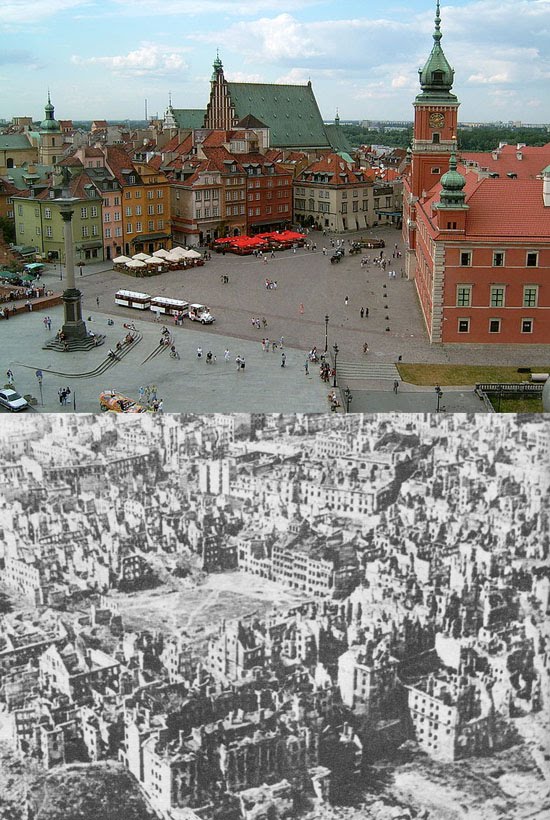 Посмотри, как похорошела Варшава! города, просто, Варшавы, Варшаве, можно, центре, только, когда, замок, конечно, постройки, сделали, старого, восстановления, площадь, почти, немцами, город, Сигизмунда, больше