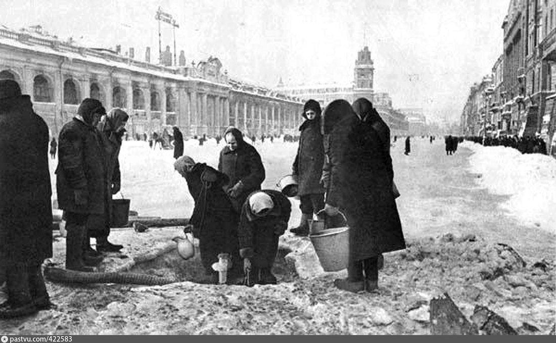 Жизнь в блокадном Ленинграде 