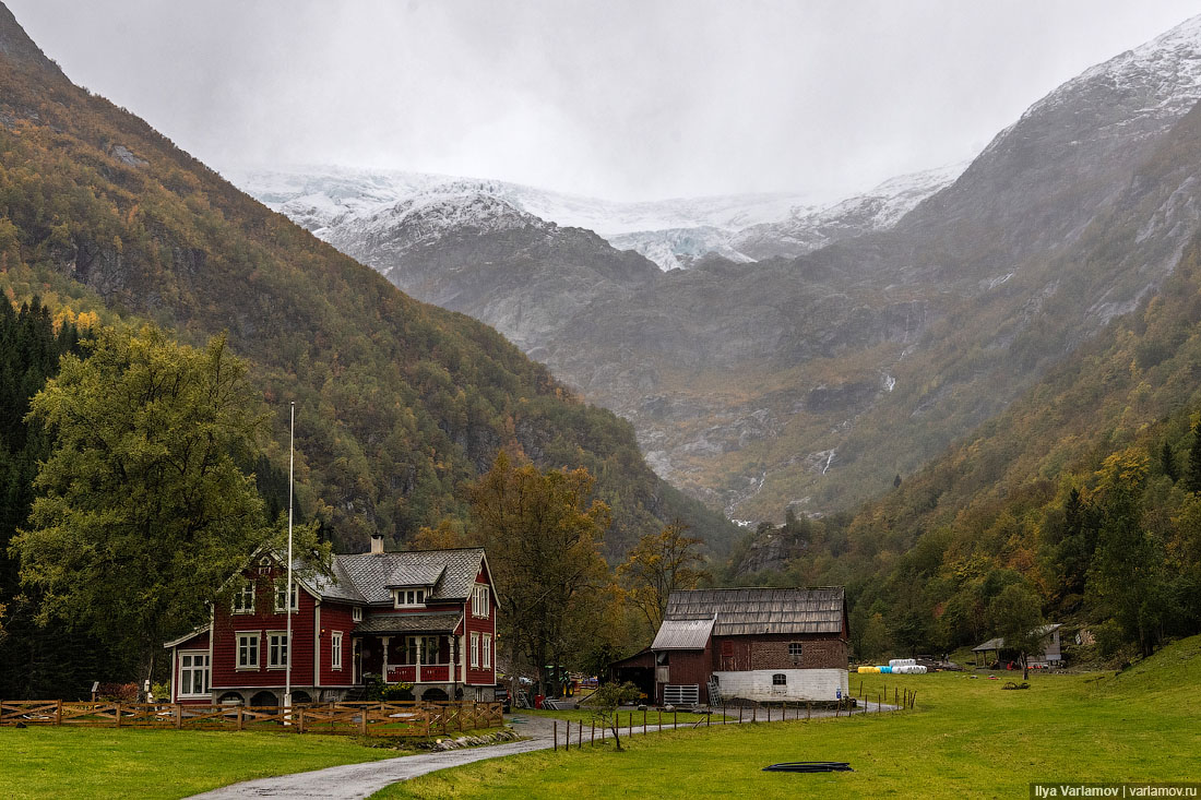 Норвегия: покорили с ребенком ледник! 