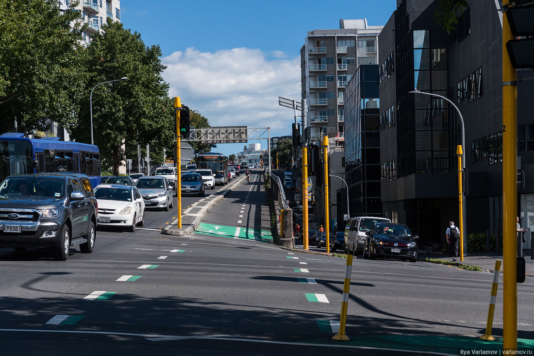 Город, который хочет стать удобным для велосипедов города, несколько, людей, которые, Окленде, велосипедистов, Новой, Зеландии, количество, велосипедах, велосипеды, Окленд, город, велосипедную, велосипед, велодорожки, можно, велопоездок, велодорожек, Street