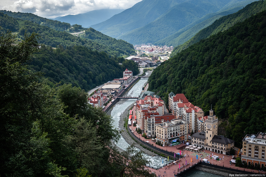 Красная поляна курорт фото летом