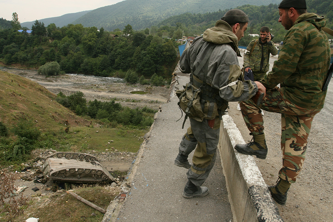 Последние новости военно военно грузинская. Южная Осетия 08.08.2008.