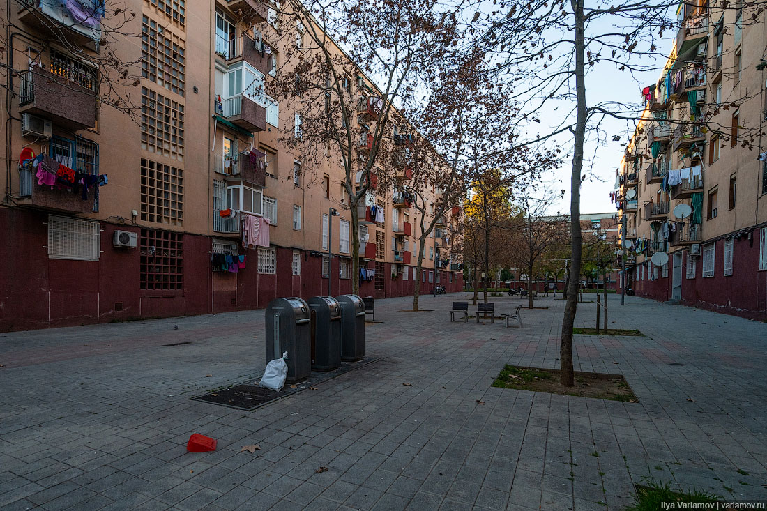 Самый жуткий район Барселоны 