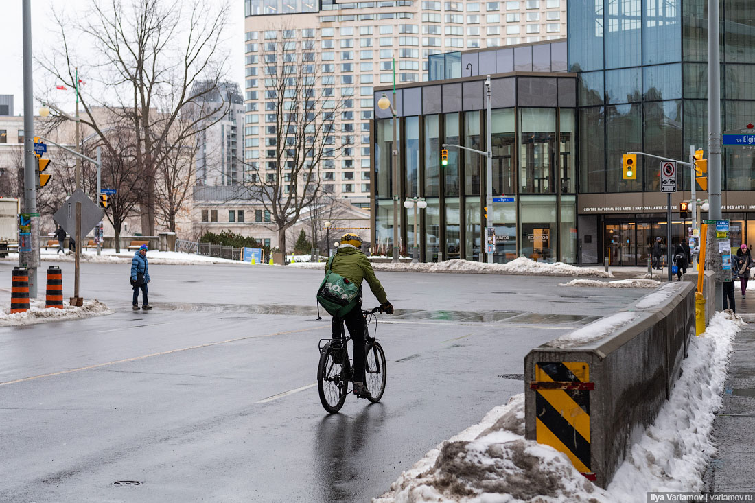 У нас климат не тот! велосипедистов, могут, более, велосипеде, Ванкувере, велосипед, велосипедов, города, снега, зимой, можно, долларов, велодорожек, ездить, велодорожки, около, которые, городе, велосипедисты, Монреале