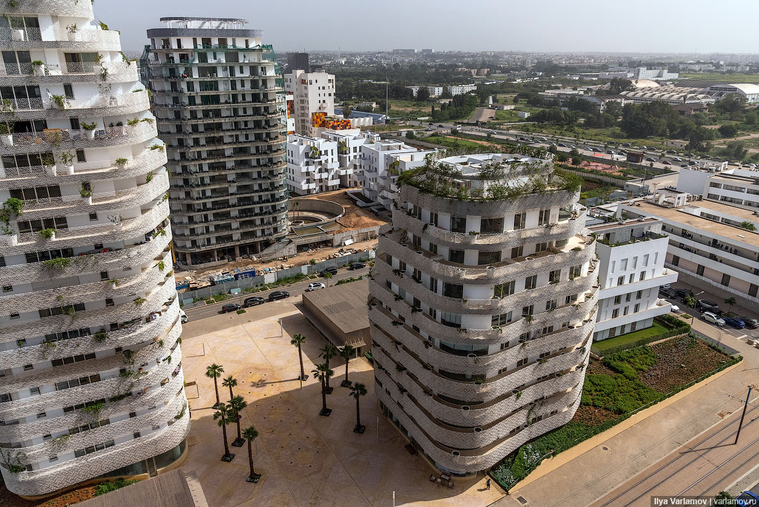 Новые районы Касабланки. Хотели бы так жить? 