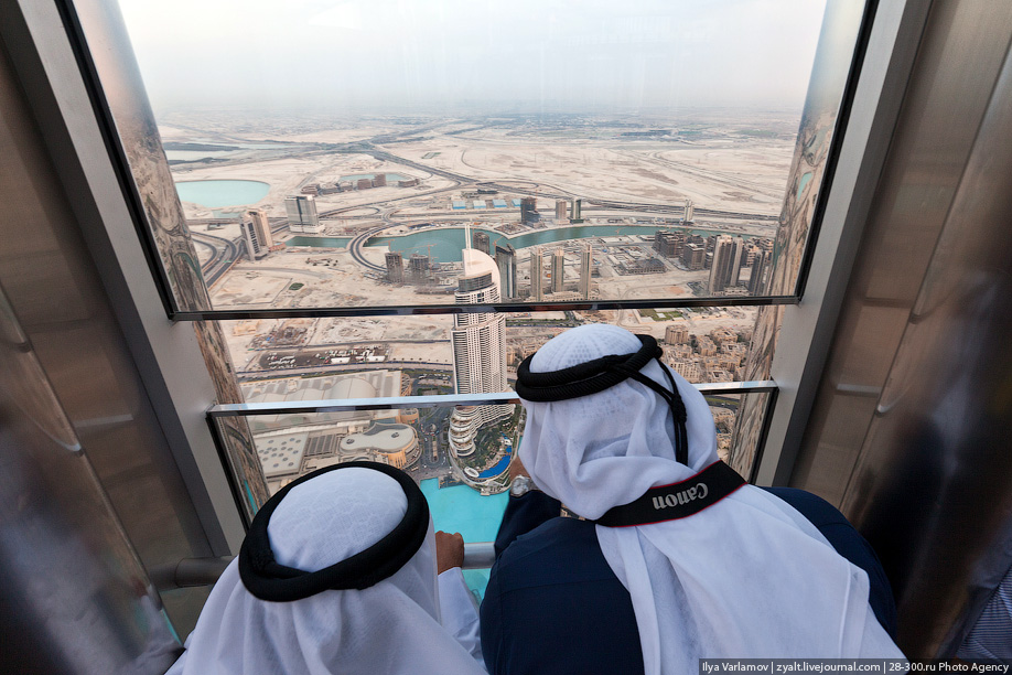 Дубаи. Виды с самого высокого здания в мире.