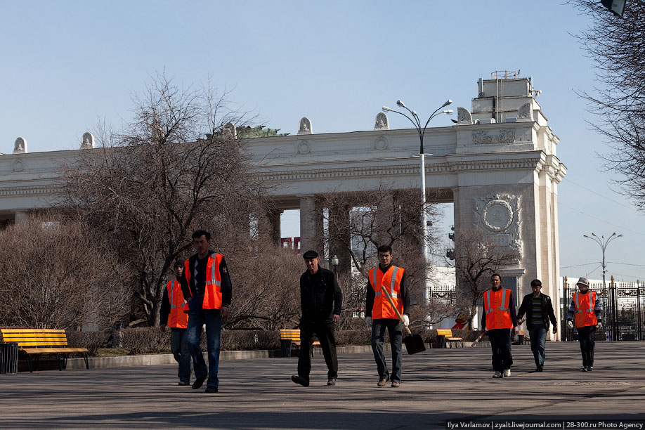 Участники парка горького