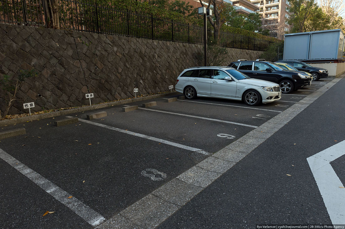 Как устроены парковки в Японии