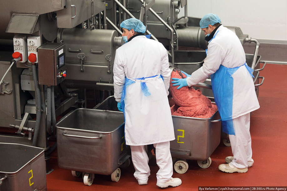 Как производят мясо для котлет Макдональдса