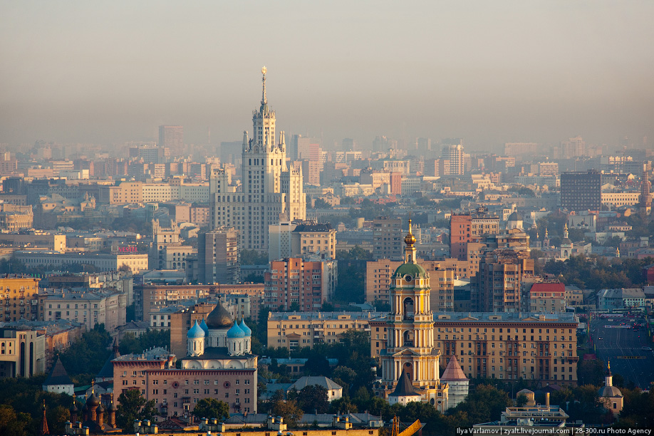 Фото утренней москвы